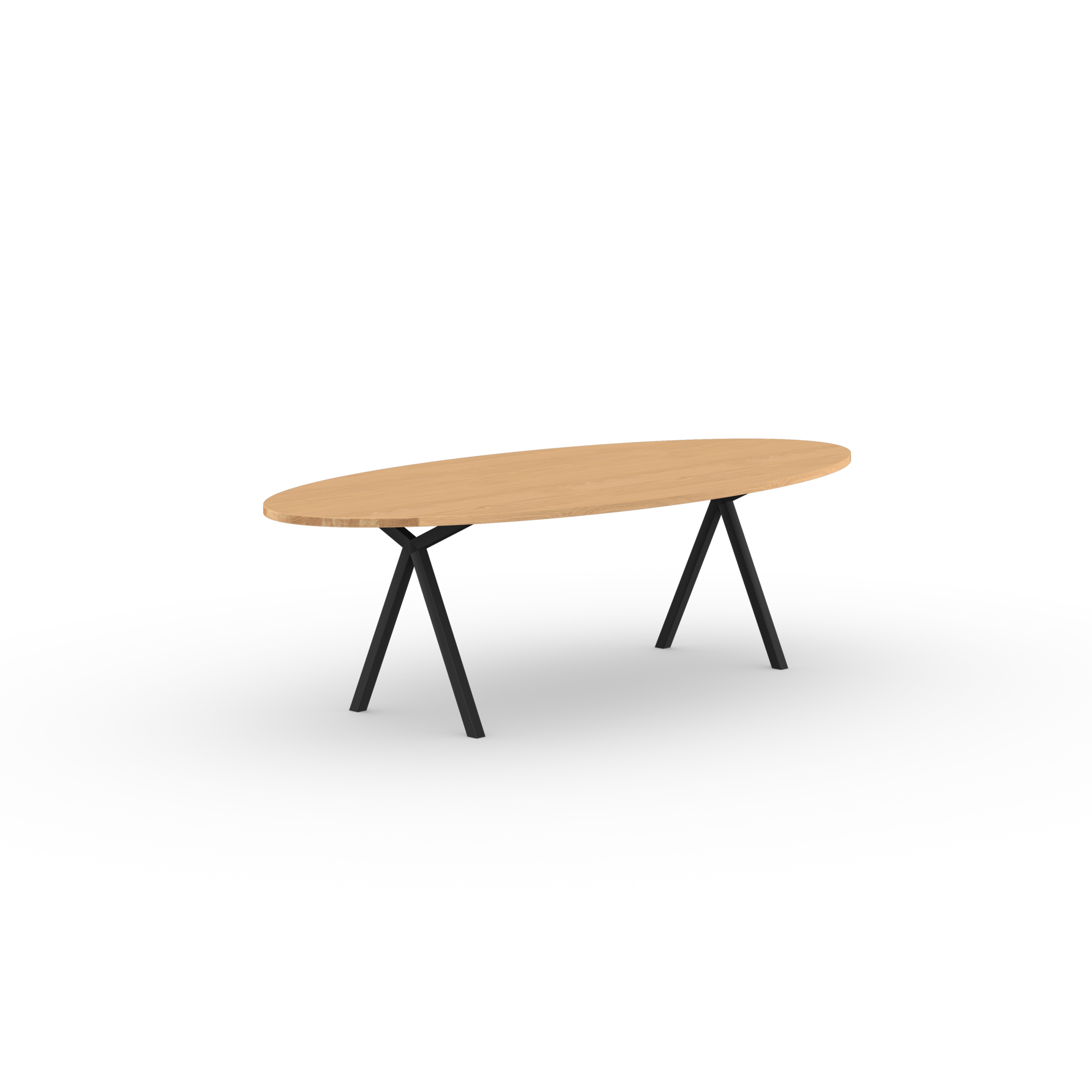 Studio Henk Eettafel Slim X Type Hardwax Olie Naturel, Ovaal image 2