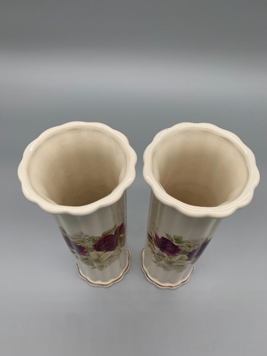 Set Vazen Roos Gouda 2 Stuks image 6