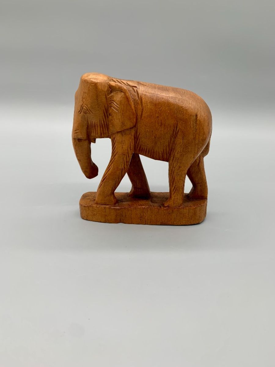 Vintage Houten Olifant Handwerk image 8
