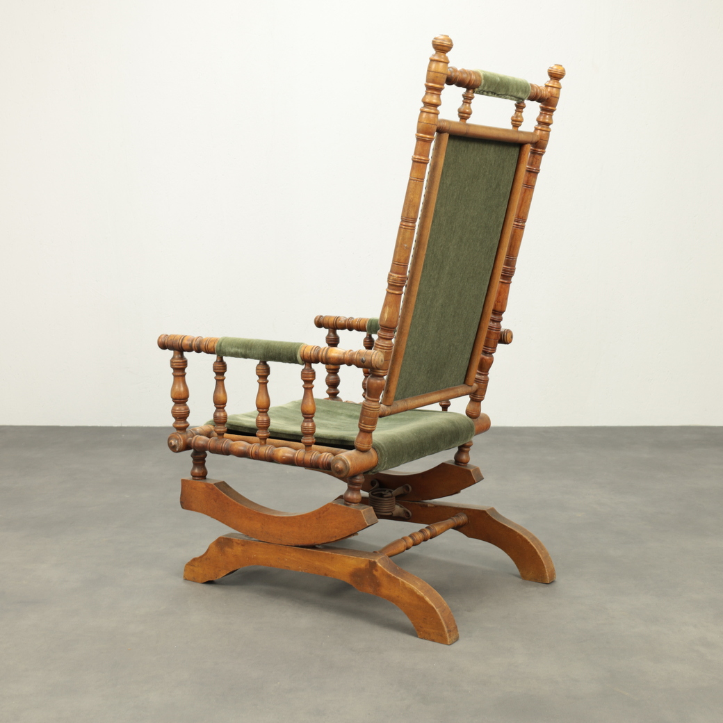 Victorian Rocking Chair, Ca 1920s image 4