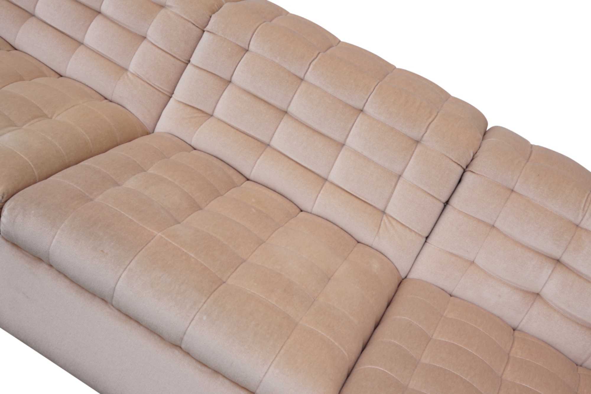 Vintage Laauser Modulaire Zitgroep Velours 6-zits image 16