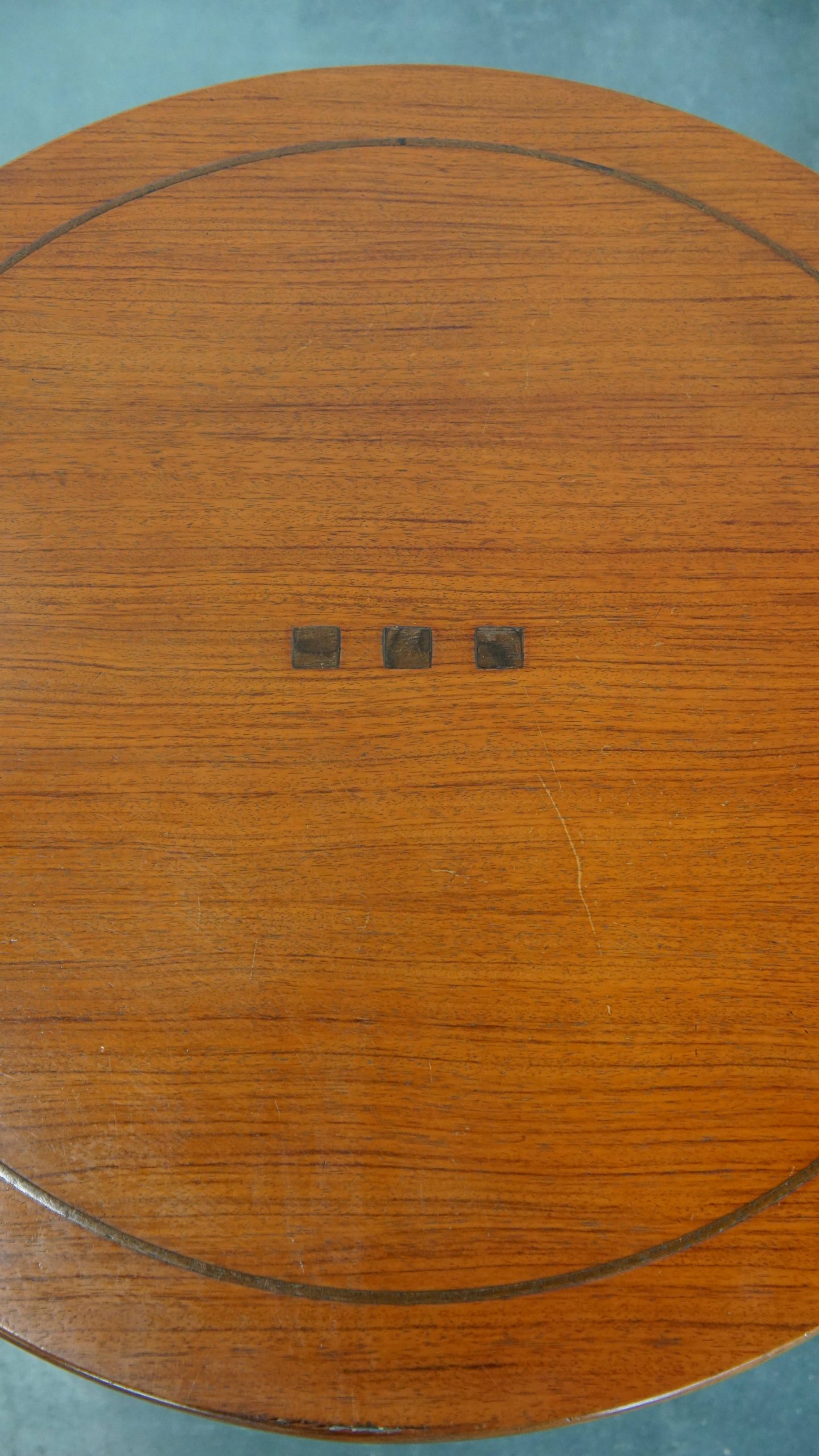 Mooie En In Goede Staat Verkerende Ronde Art Deco Schuitema Design Bijzet/ Salontafel image 9