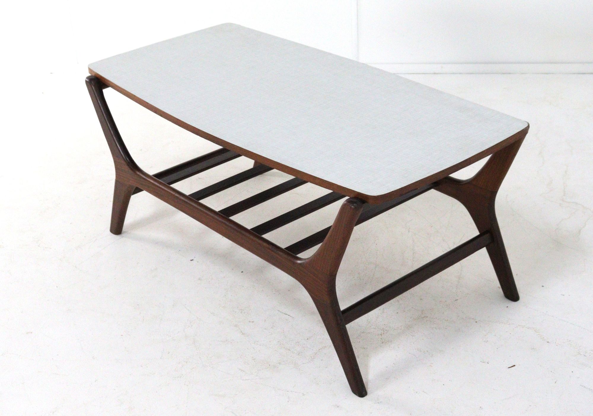Vintage Salontafel Met Omkeerbaar Blad 'vinkega' image 15