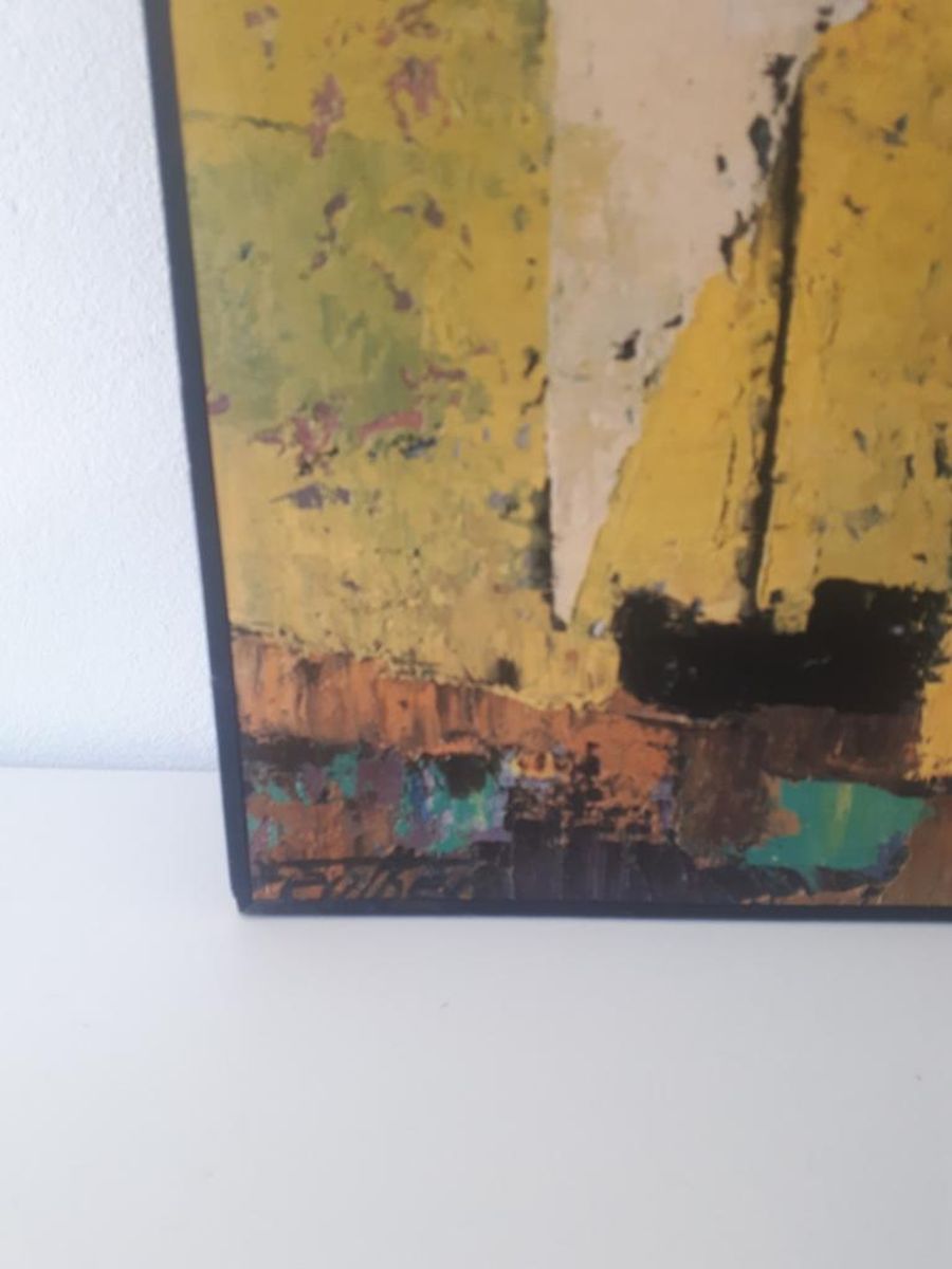 Reuther Vintage Schilderij Print Op Hout image 2