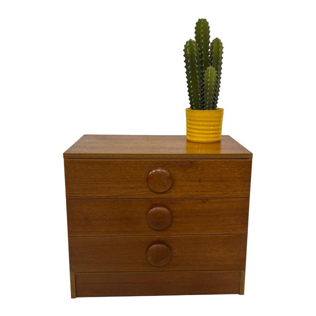 Vintage Compacte Ladekastje Mid Century Design image 9