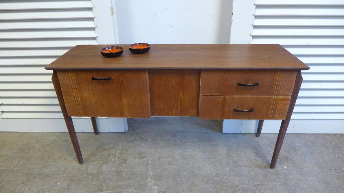 Prachtige Vintage Palissander Lowboard Dressoir 249 Cm image 19