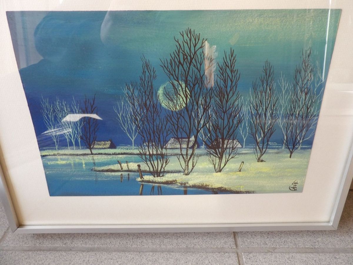 Luc De Ro Blauw Landschap image 6