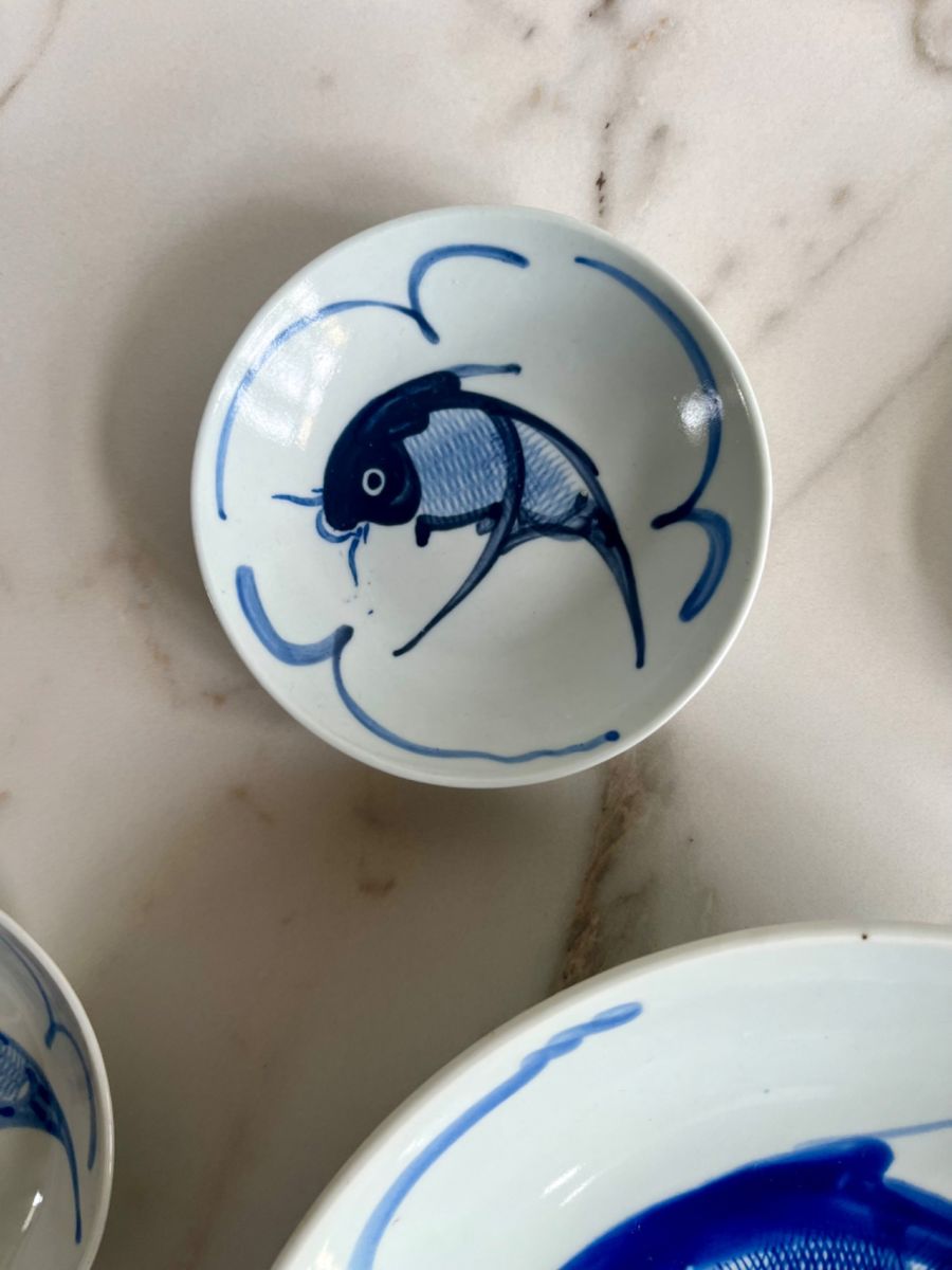 Vintage Koi Karper Schaaltjes image 4