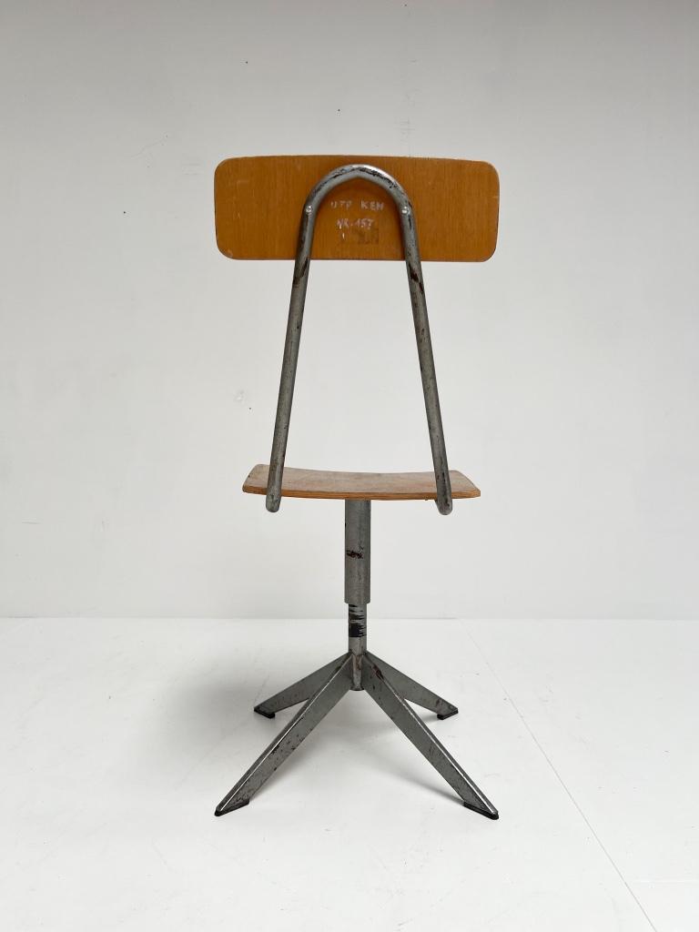 In Hoogte Verstelbare (Bureau)Stoel Van Biofiz, 1960'S image 8
