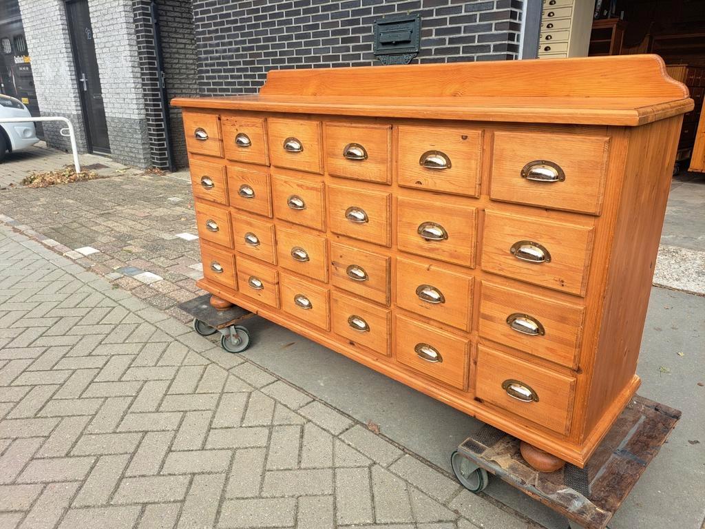 Hand Gemaakte Grenen Ladekast 24 Lades image 8
