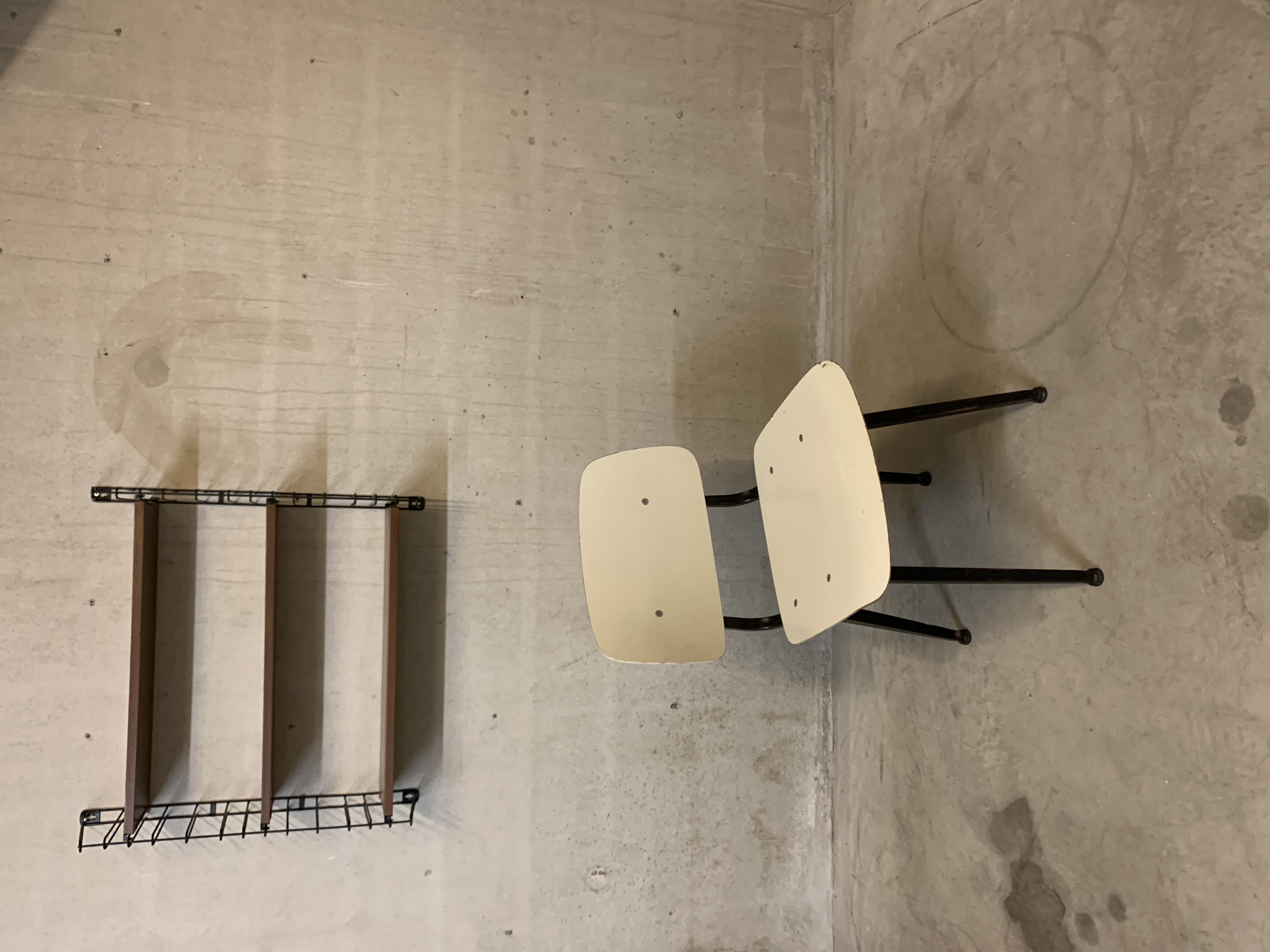Tomado Wandrek Metaal En Teak Jaren 60. image 3