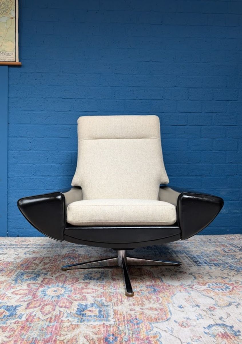 Vintage Space-age Deens Design Fauteuil, Johannes Andersen Jaren '60 image 4