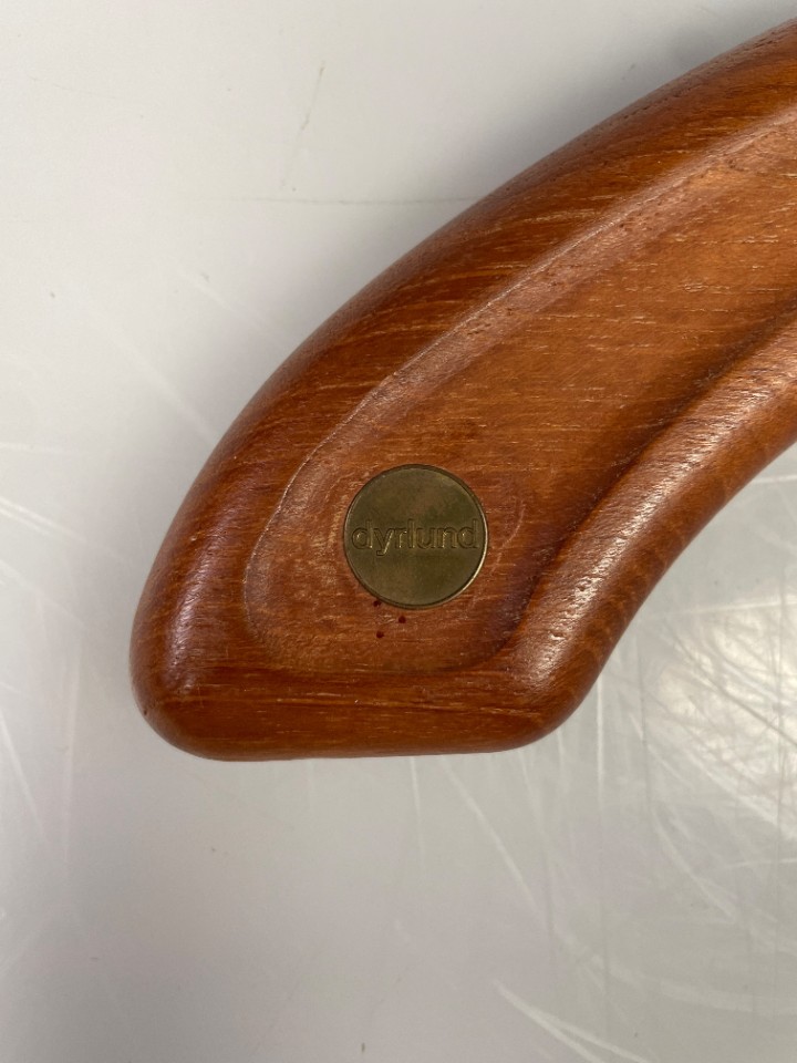 Vintage Teakhouten Wandkapstok Met Hangers, Aksel Kjersgaard Voor Odder Mobler, Denemarken 1960's image 14