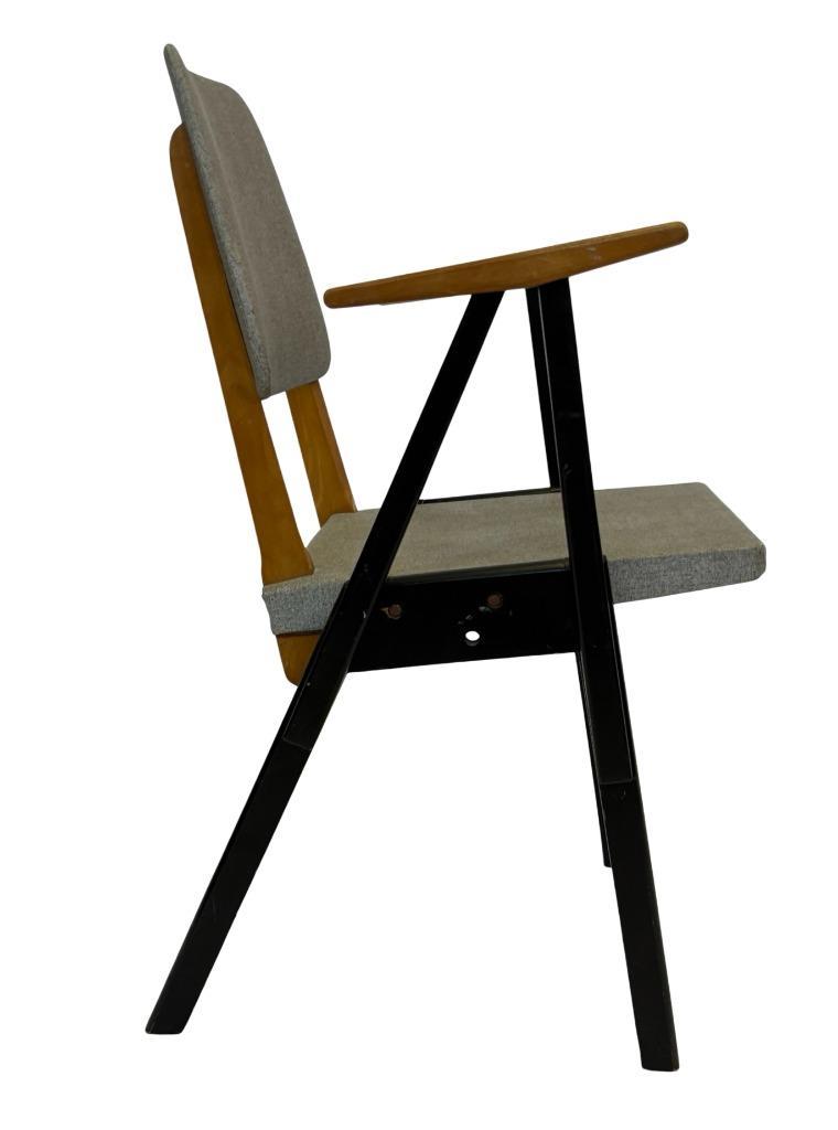 Vintage Zwager Ermeloo, Palais De Tokyo Stoel 50's Design image 4