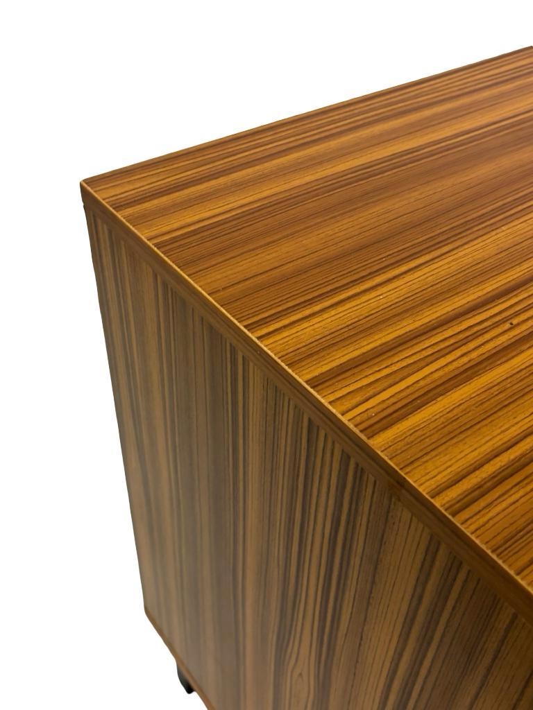 Vintage Kastje Compact Plak Fineer Jaren 70 Design image 13