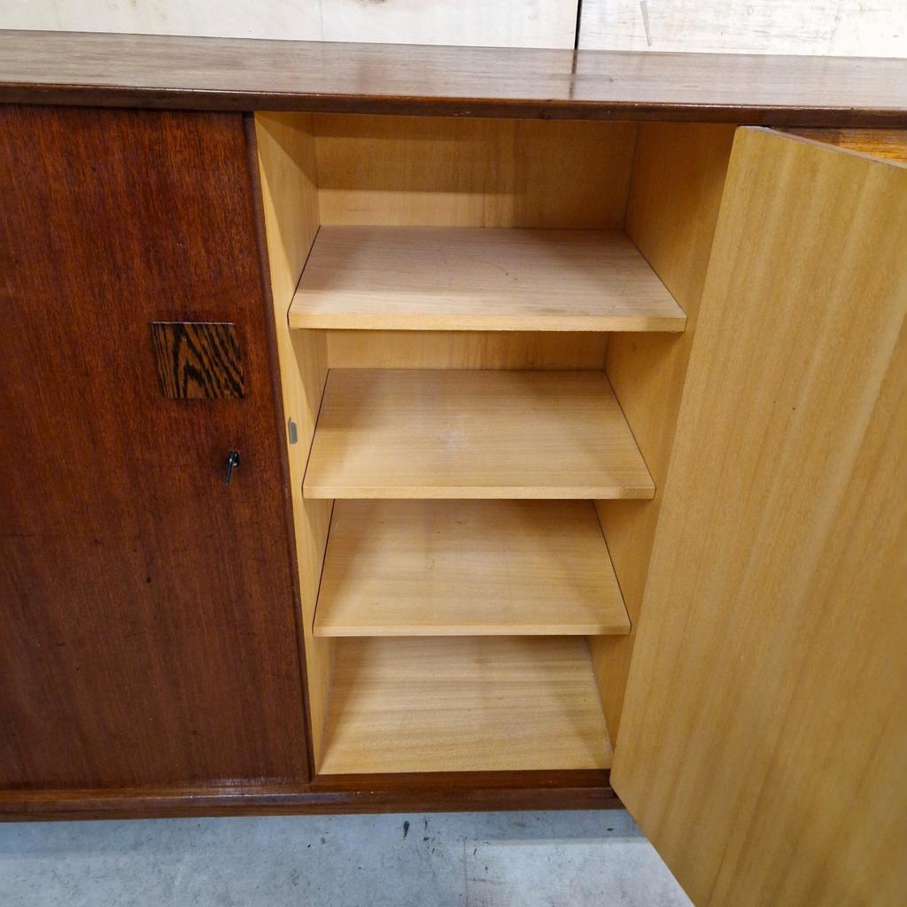 Vintage Kast Highboard Hilker Wandkast Dressoir Bar Bureau image 20