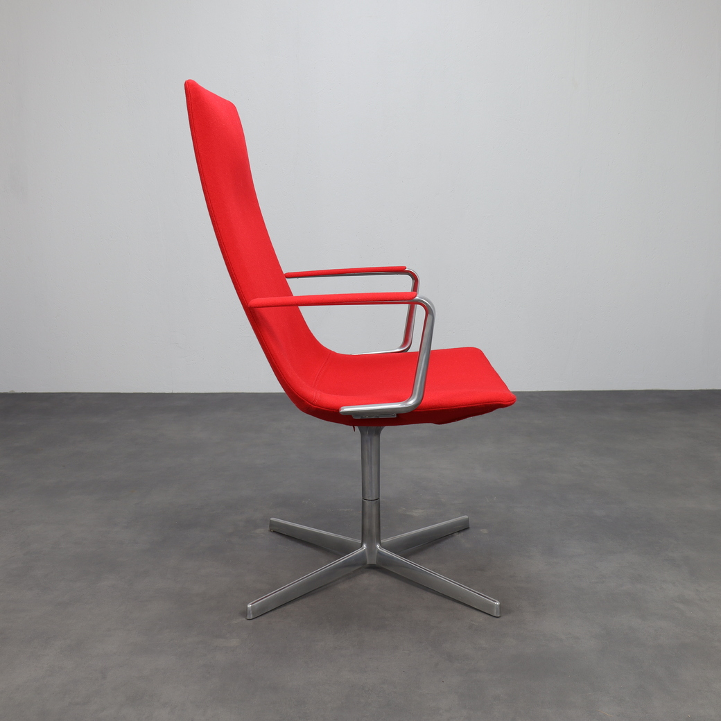 Set Of 2 “catifa 70” Swivel Lounge Chairs By Arper, Italy image 5