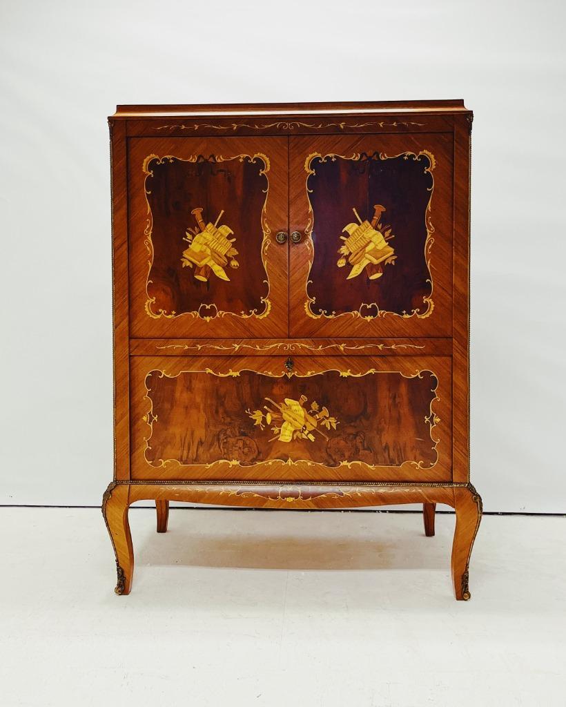 Vintage Marqueterie Kast image 2