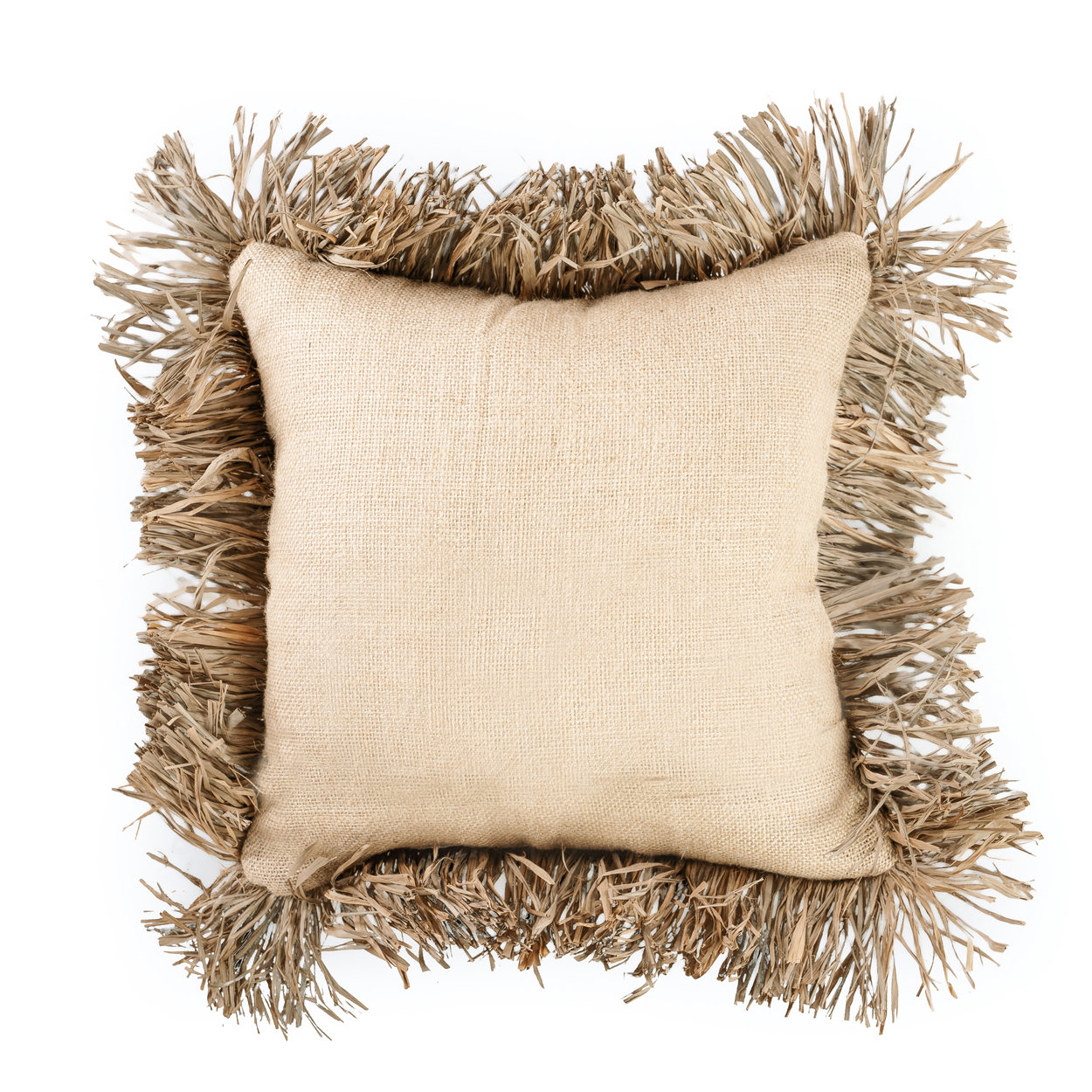 De Jute Bonita Kussenhoes - Naturel - 40x40 image 2