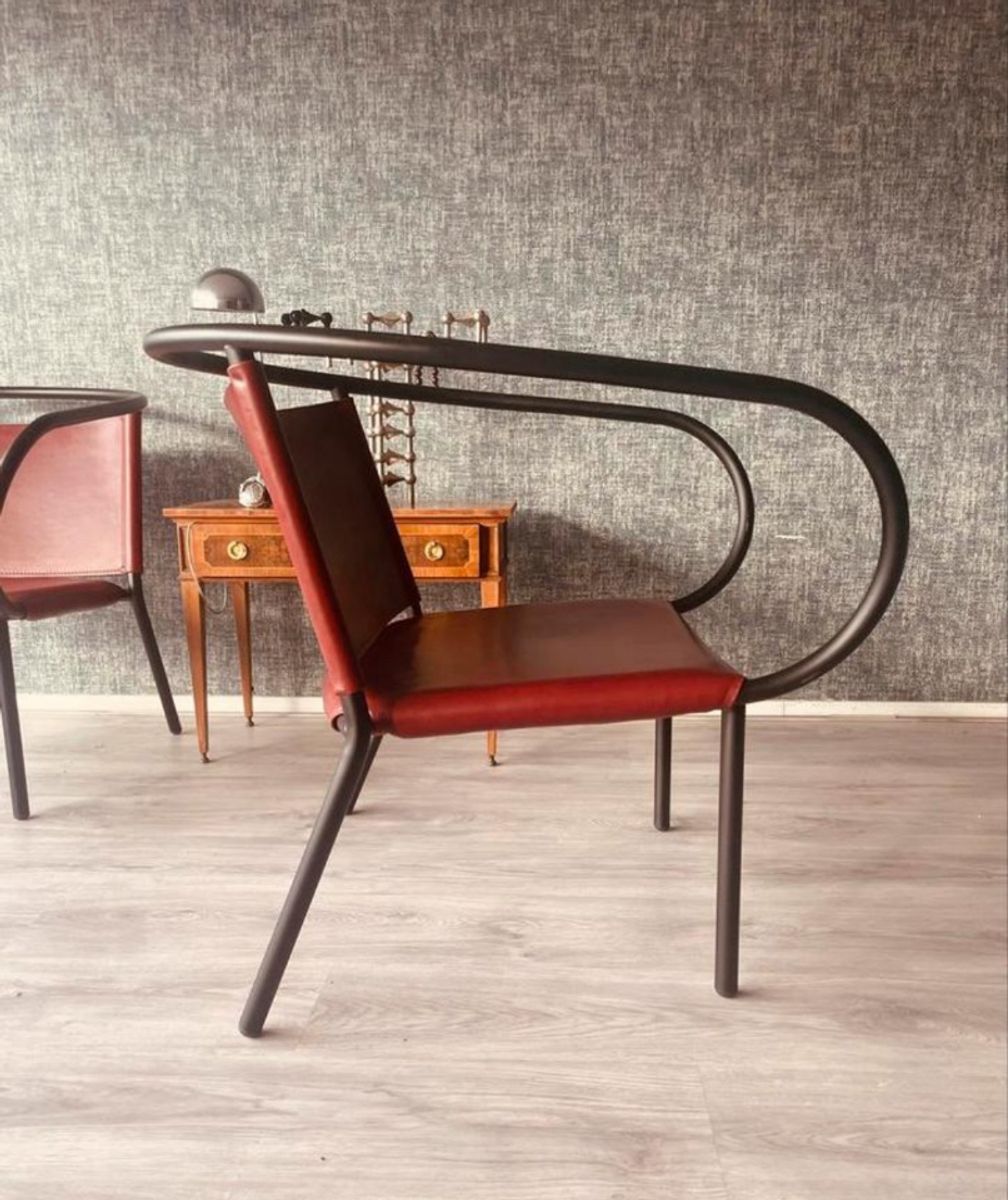 2x Danish Design- Afteroom Lounge Chair, Cognac Leather, Menu image 11