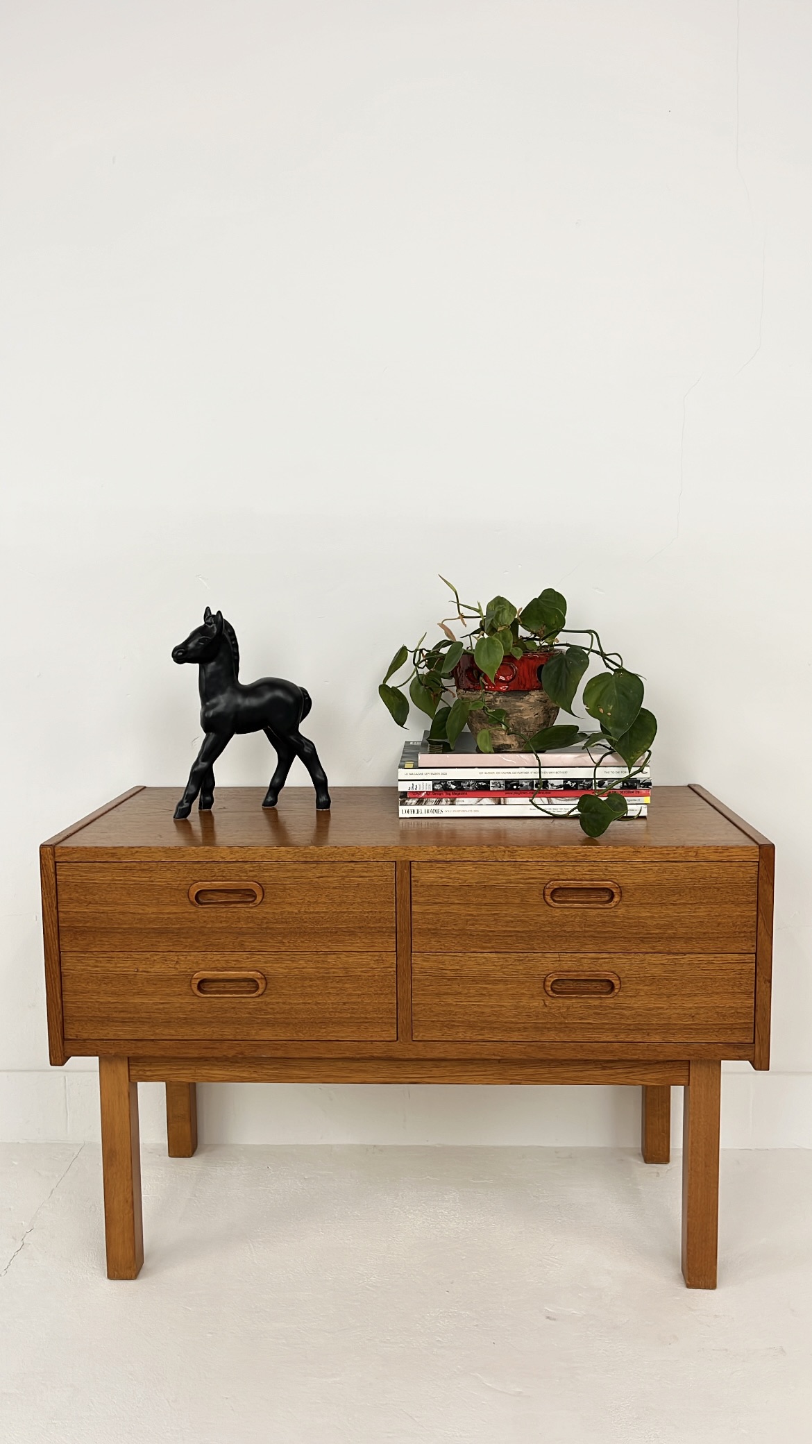 Scandinavisch Vintage Teak Fineren Ladekast Renal image 4