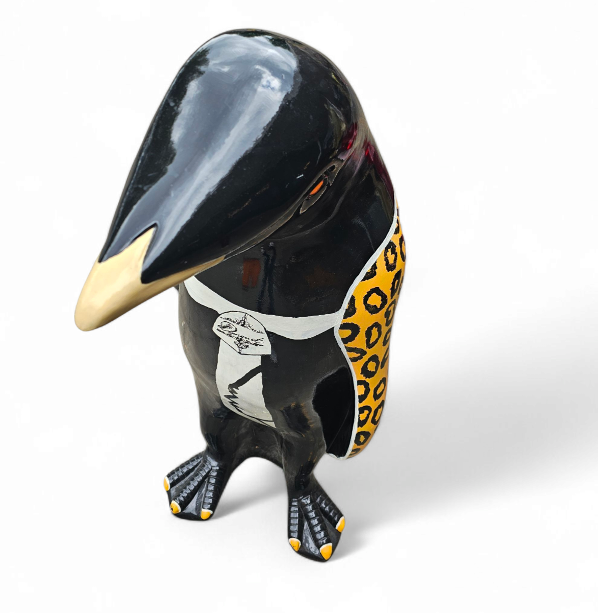 Large Resin Penguin By Michael Peetermans / Belgium 2014 / Signed By Artist / Unique Piece image 9