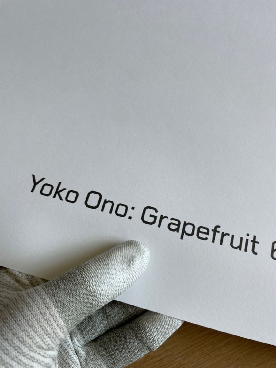 Yoko Ono, A Poem To Be Read With A Magnifying.. image 5