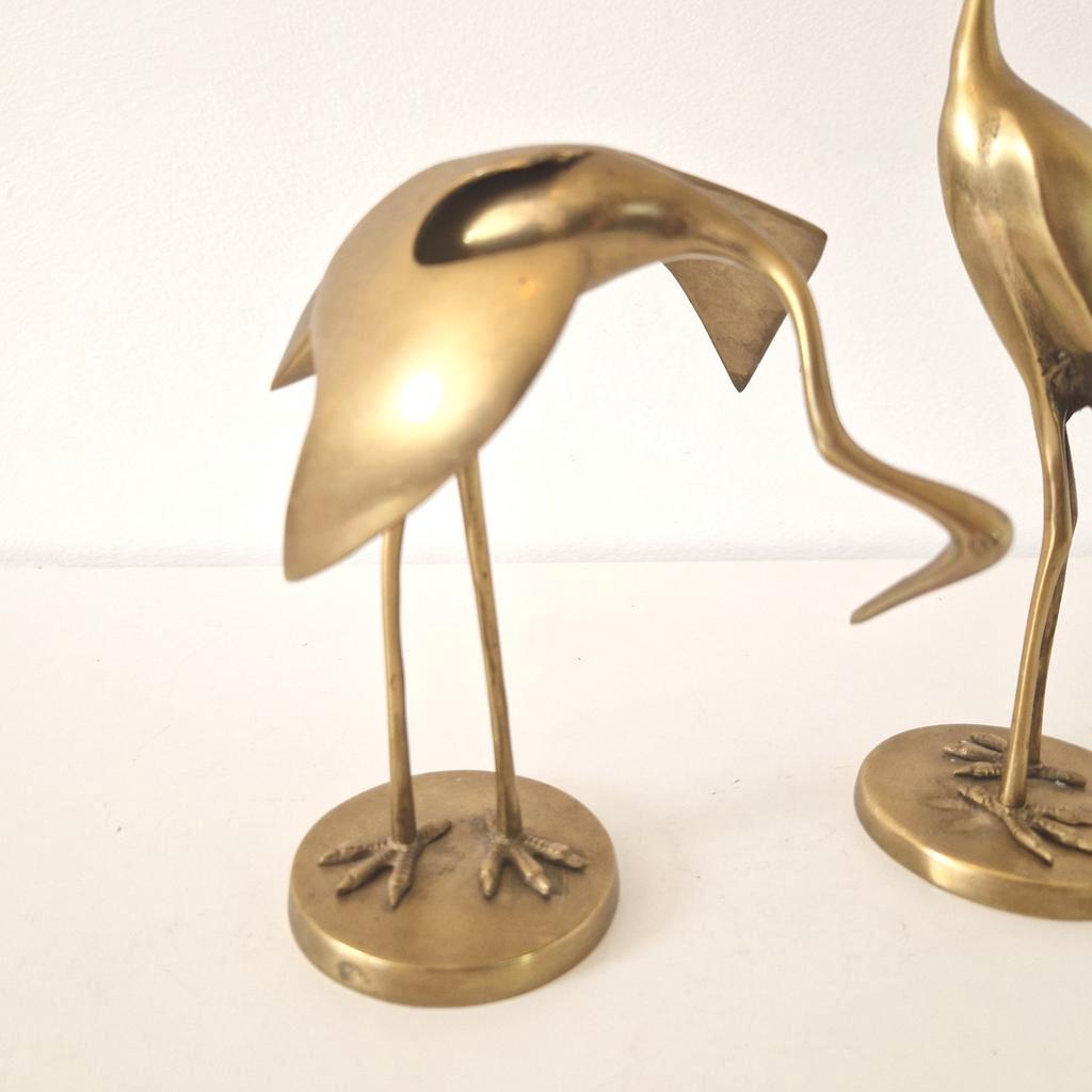 Caravell 70's Vintage Set Kraanvogels Messing Vogels image 3