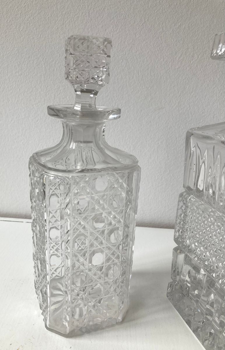 Karaf Van Kristal, 2 Stuks image 2