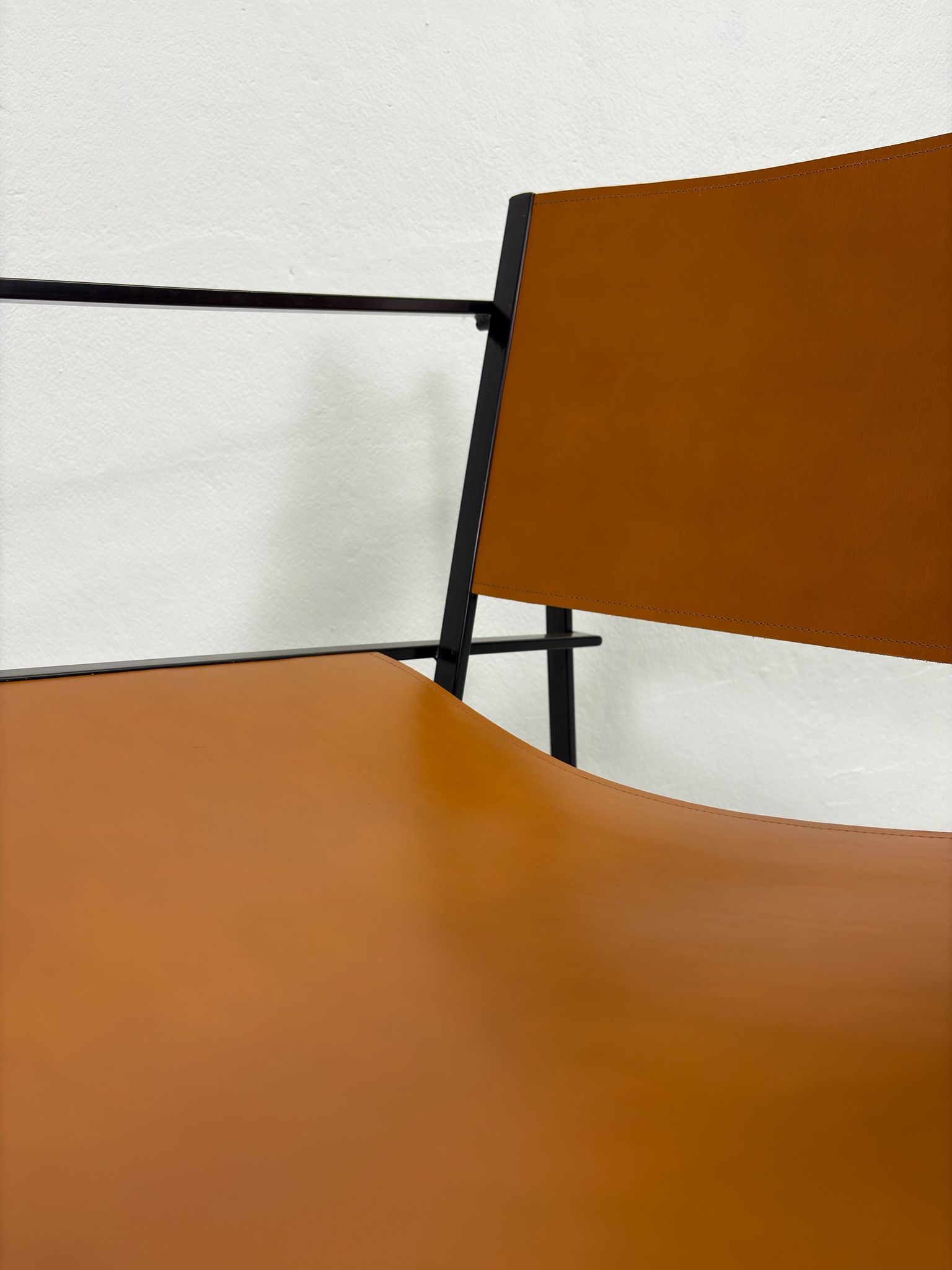 Vintage Pastoe Fm60 Fauteuil Cognac Tuigleer image 14