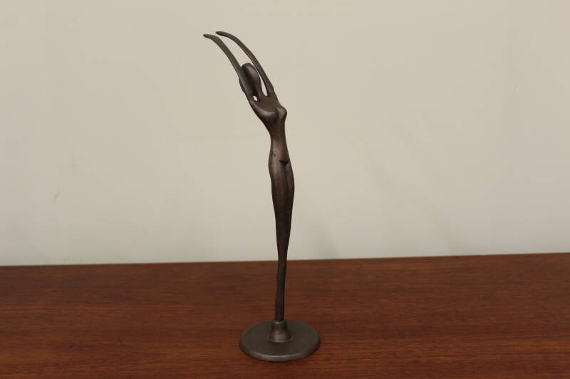 Vintage Bronzen Beeldje Ballerina 4/6 image 4