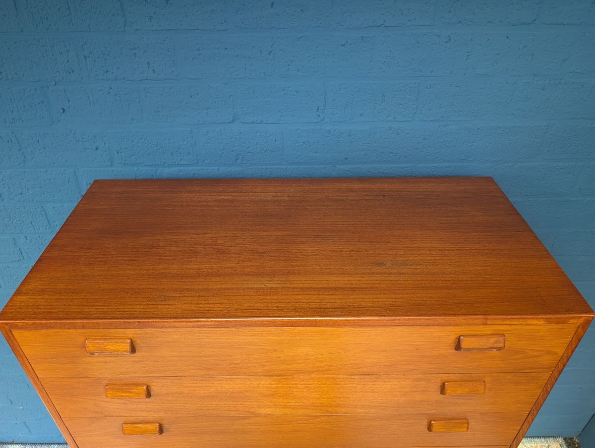 Vintage Tallboy Ladekast, Børge Mogensen Voor Søborg Møbelfabrik, Jaren 60 image 7