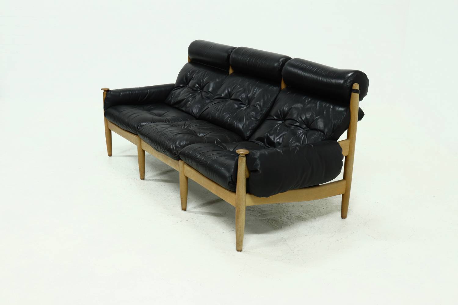 Scandinavian Three Seater Sofa By Eric Merthen For Ire Möbler 1960s image 3