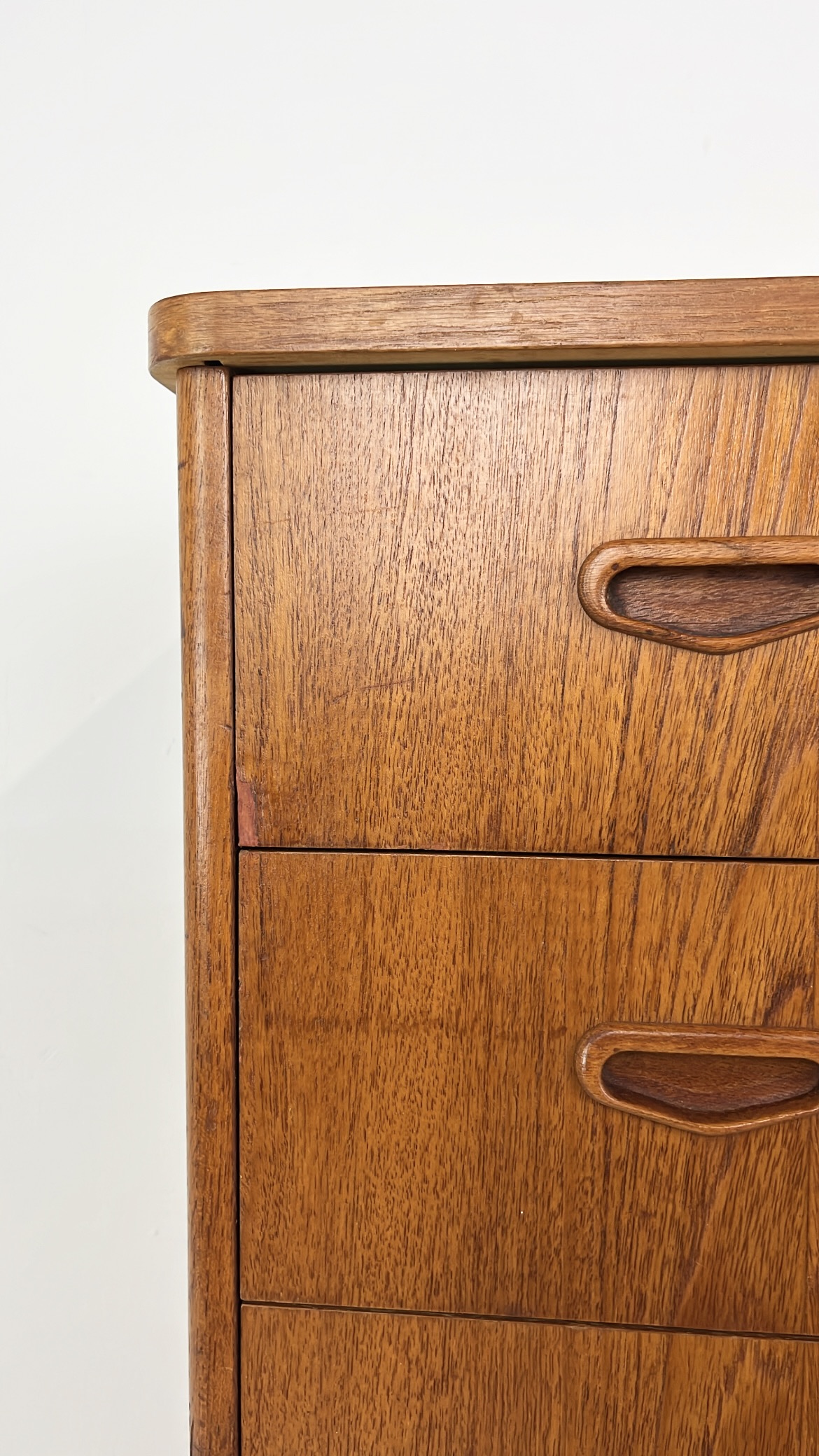 Scandinavisch Vintage Teak Fineren Ladekast Kalmar image 7
