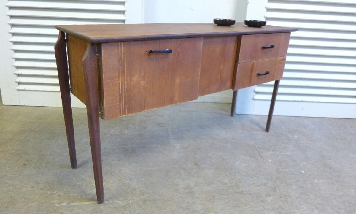 Prachtige Vintage Palissander Highboard Kast image 23