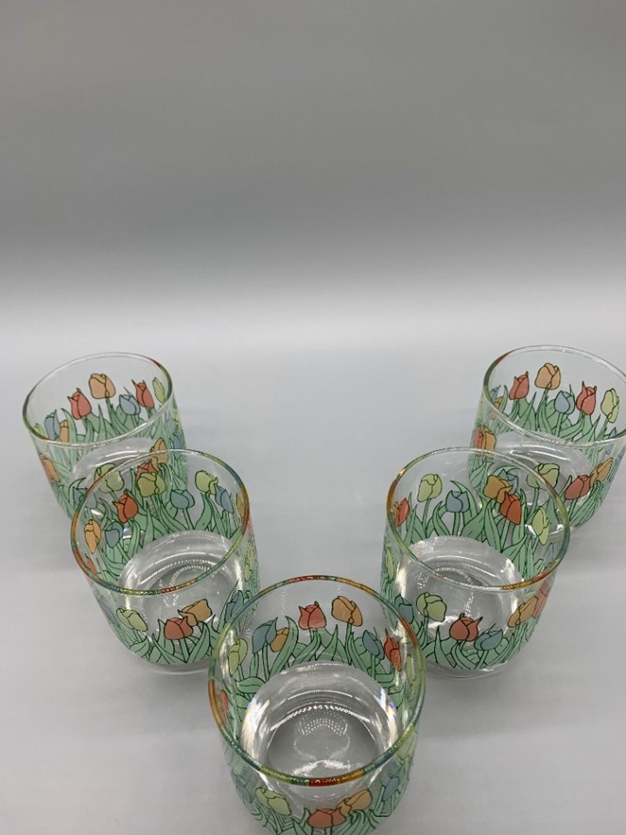 Set Sap Glazen Tulp Pastel 5 Stuks image 6