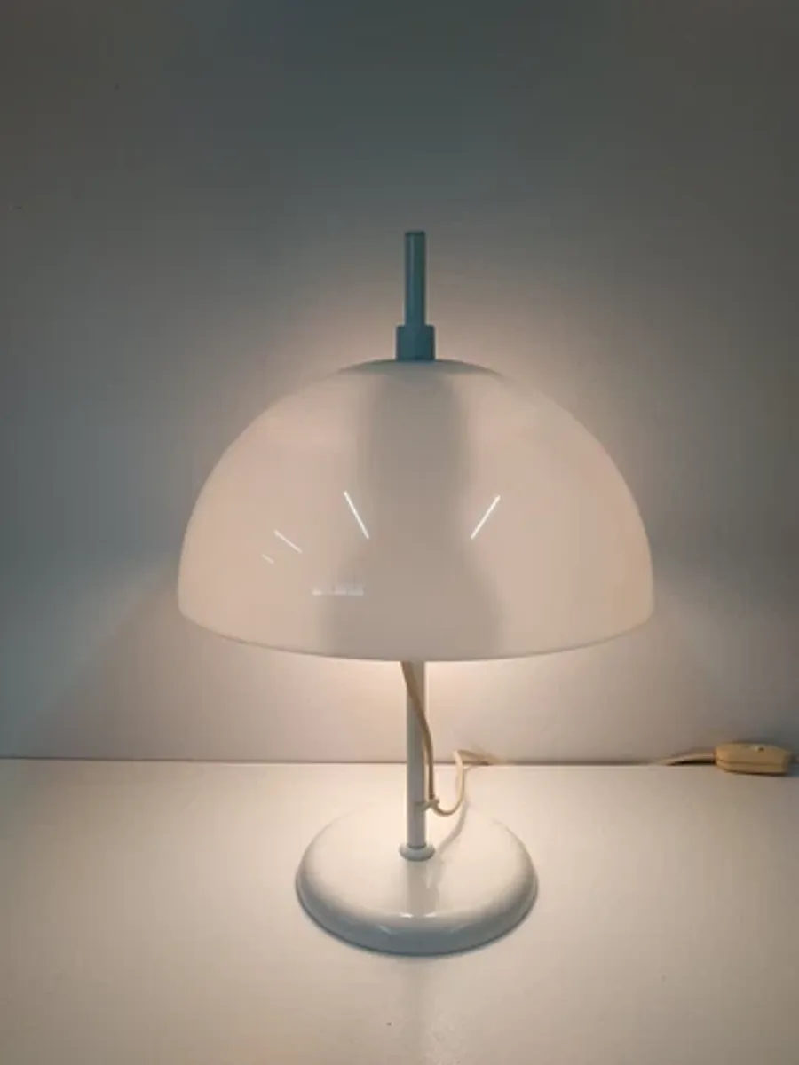 Vintage Jaren 70 Mushroom Tafellamp (2 Spots) image 11
