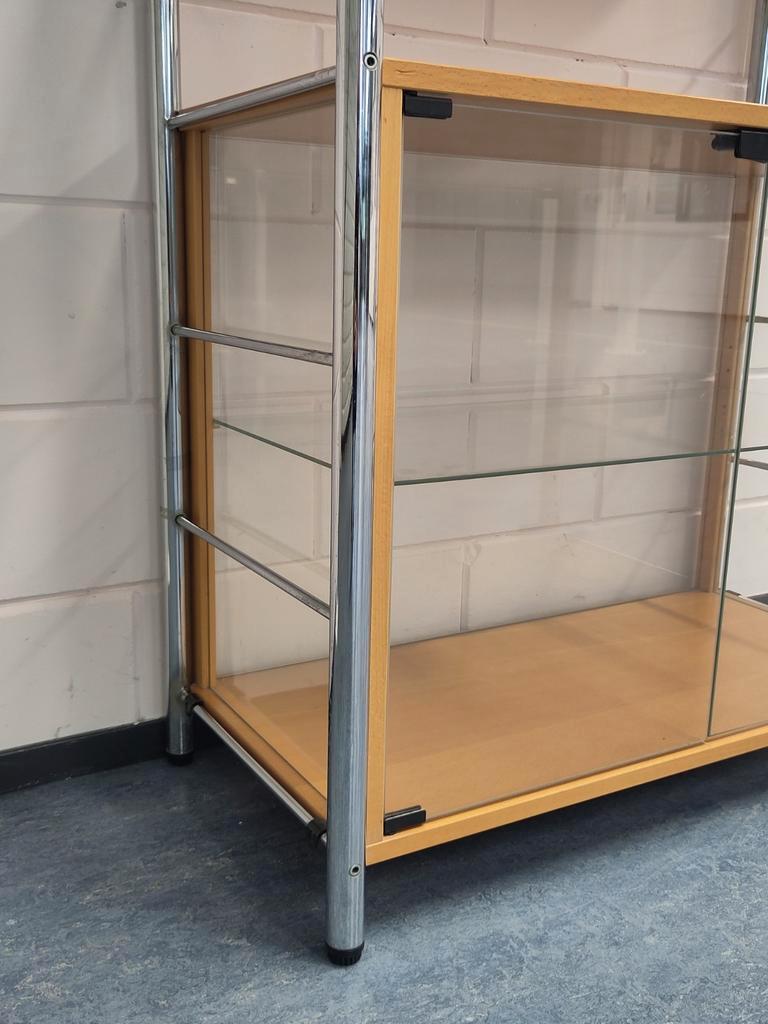 Vintage Ikea Vitrinekast Kast Niklas Rutger Andersson Chroom image 10