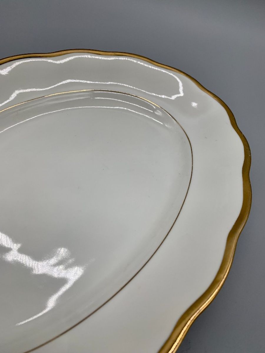 Koenigszelt Vintage Serveerschaal Roomwit/goud image 5