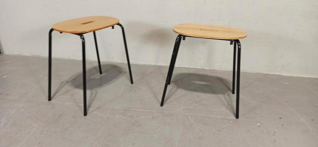 2 X Sostrene Grene Kruk, Hout En Metaal, P/p/s image 4
