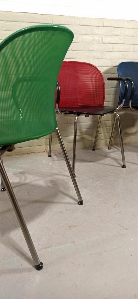 6 Postmodern Orta Stoelen, Christoph Hindermann, Dietiker image 8