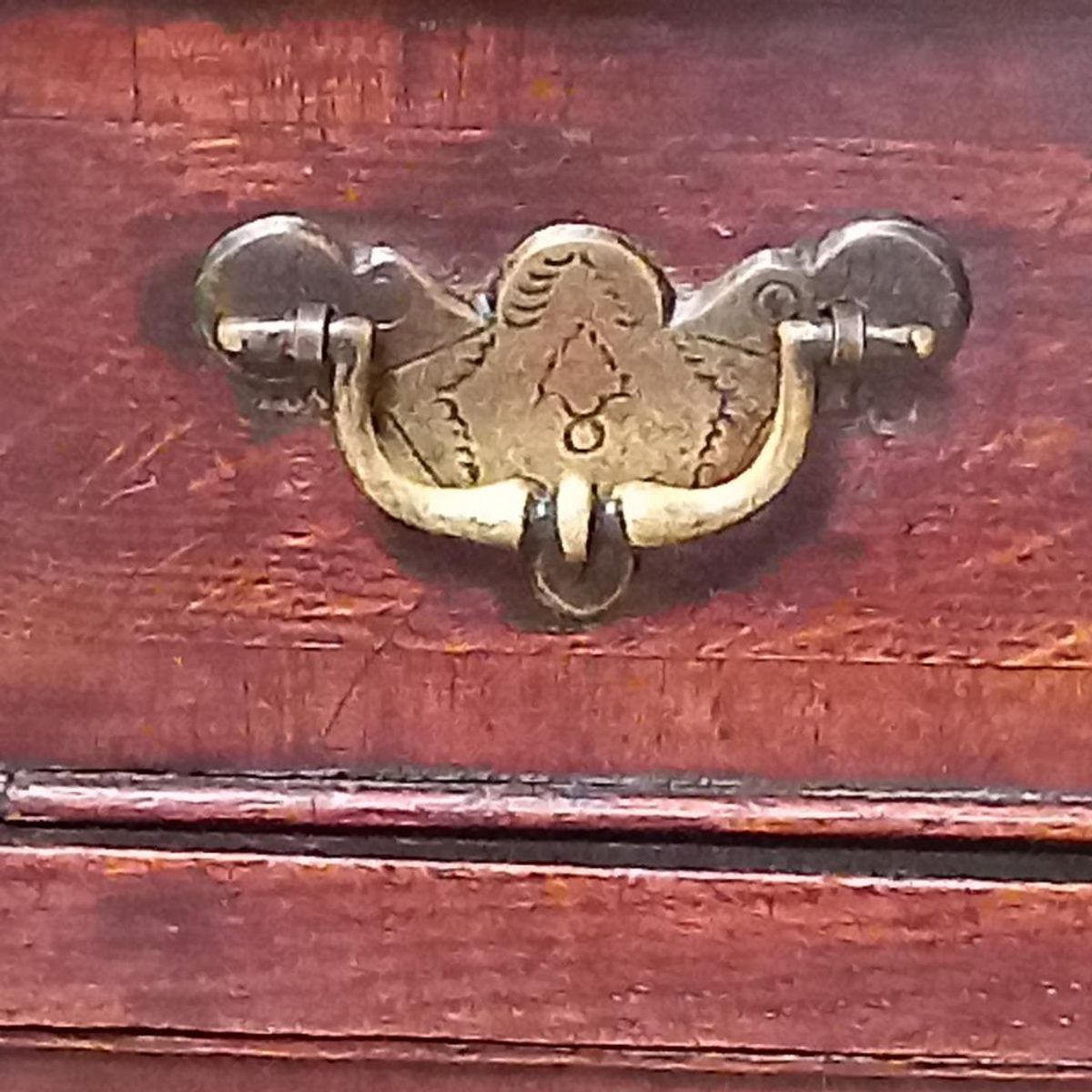 Antieke Engelse Secretaire image 9
