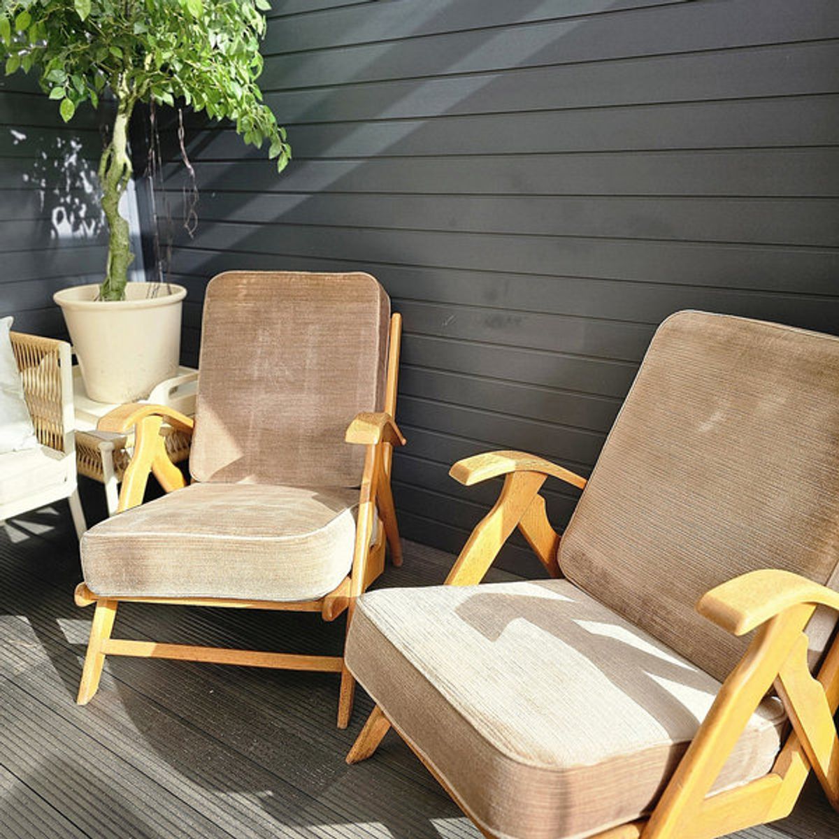 Vintage Stoel / Fauteuil Midcentury image 7