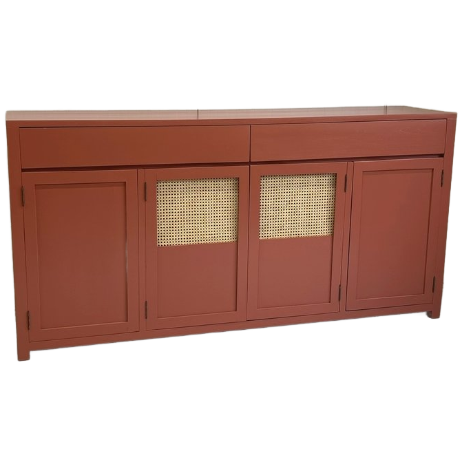 Gerestyled Teakhout Dressoir Terra & Webbing image 2