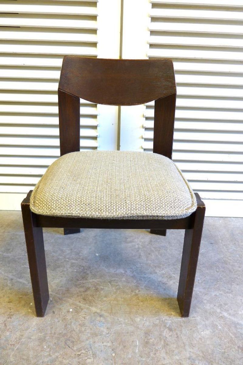 Prachtige Wenge Brutalist Stoel image 2