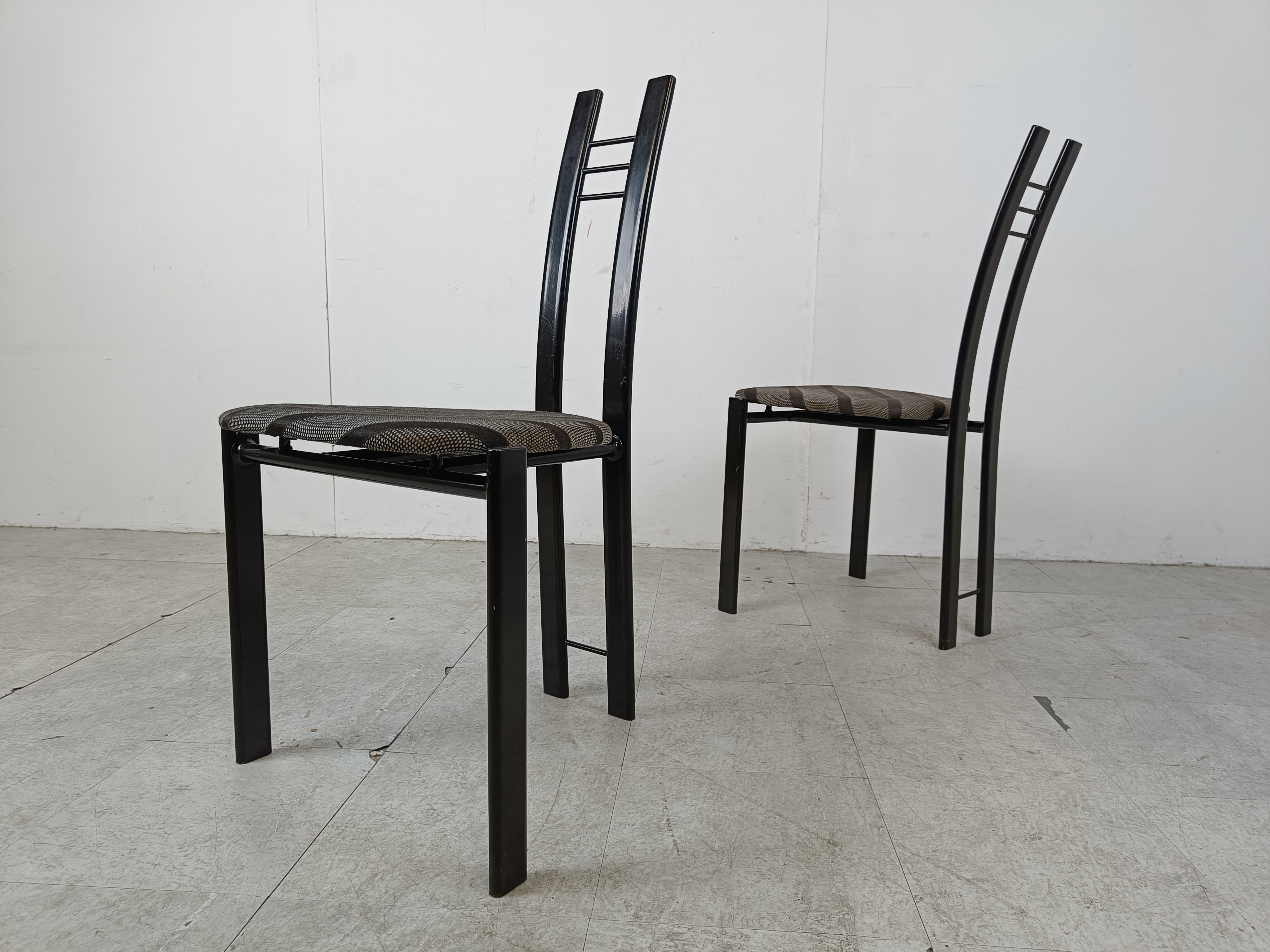 Post Modern Dining Chairs, 1980s Set Of 4 image 4