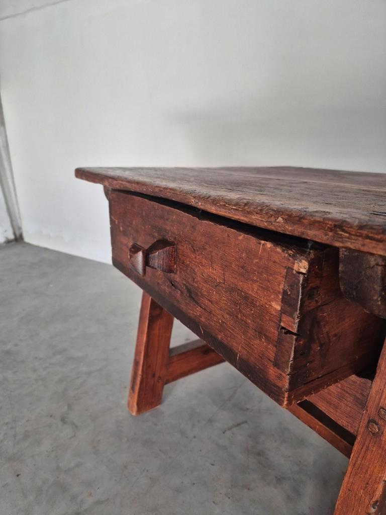 Antieke Rustieke Spaanse Tafel Wabi Sabi Stijl image 10