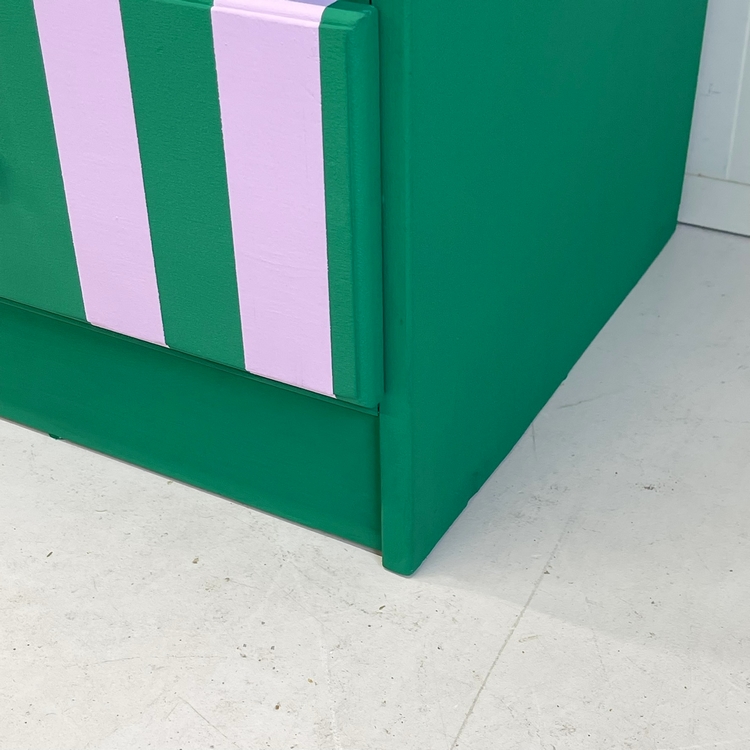Restyle Streep Ladekast/commode & Nieuwe Knop Handmade image 6