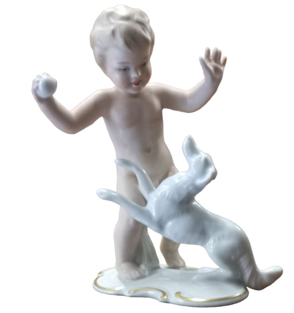 Wallendorf "spelende Jongen Met Hond". image 4