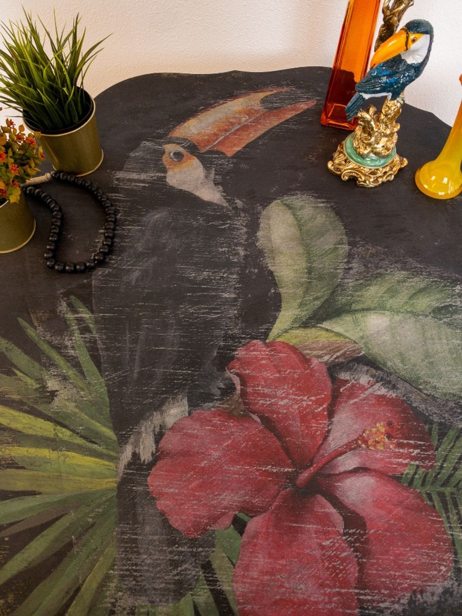 Restyled Salontafel Met Leeuwenpoten En Toekan image 5